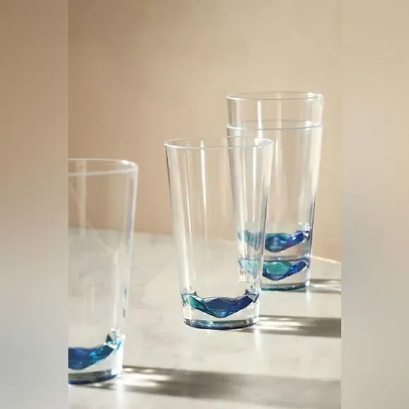Anthropologie Clarita Acrylic Tumblers, Set of 4 - Picture 1 of 2